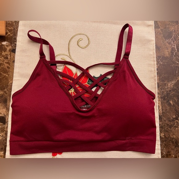 Bundle of 4 bralettes 💚🖤❤️🧡 - Picture 7 of 15